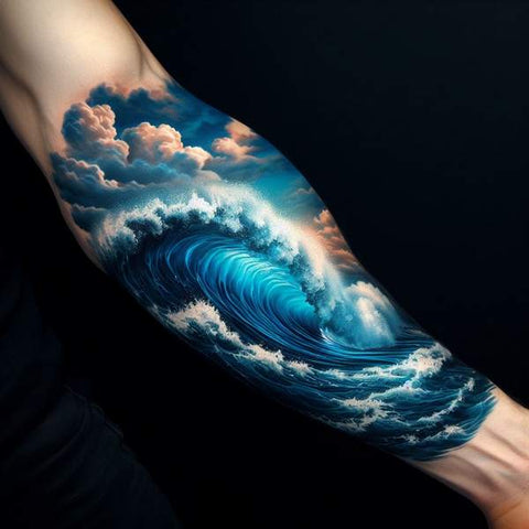 Wave Tattoos - Get Inspired by These Amazing Designs